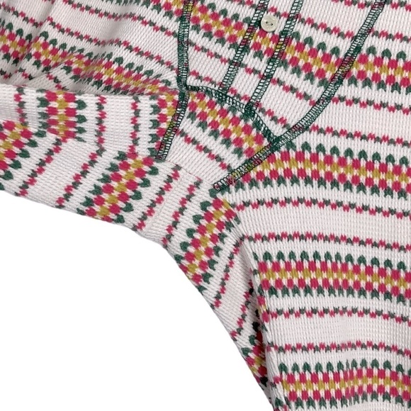 VICTORIA'S SECRET THERMAL FIRESIDE JANE HOLIDAY MATCHING LONG JOHN PAJAMA PJ SET - Picture 11 of 14